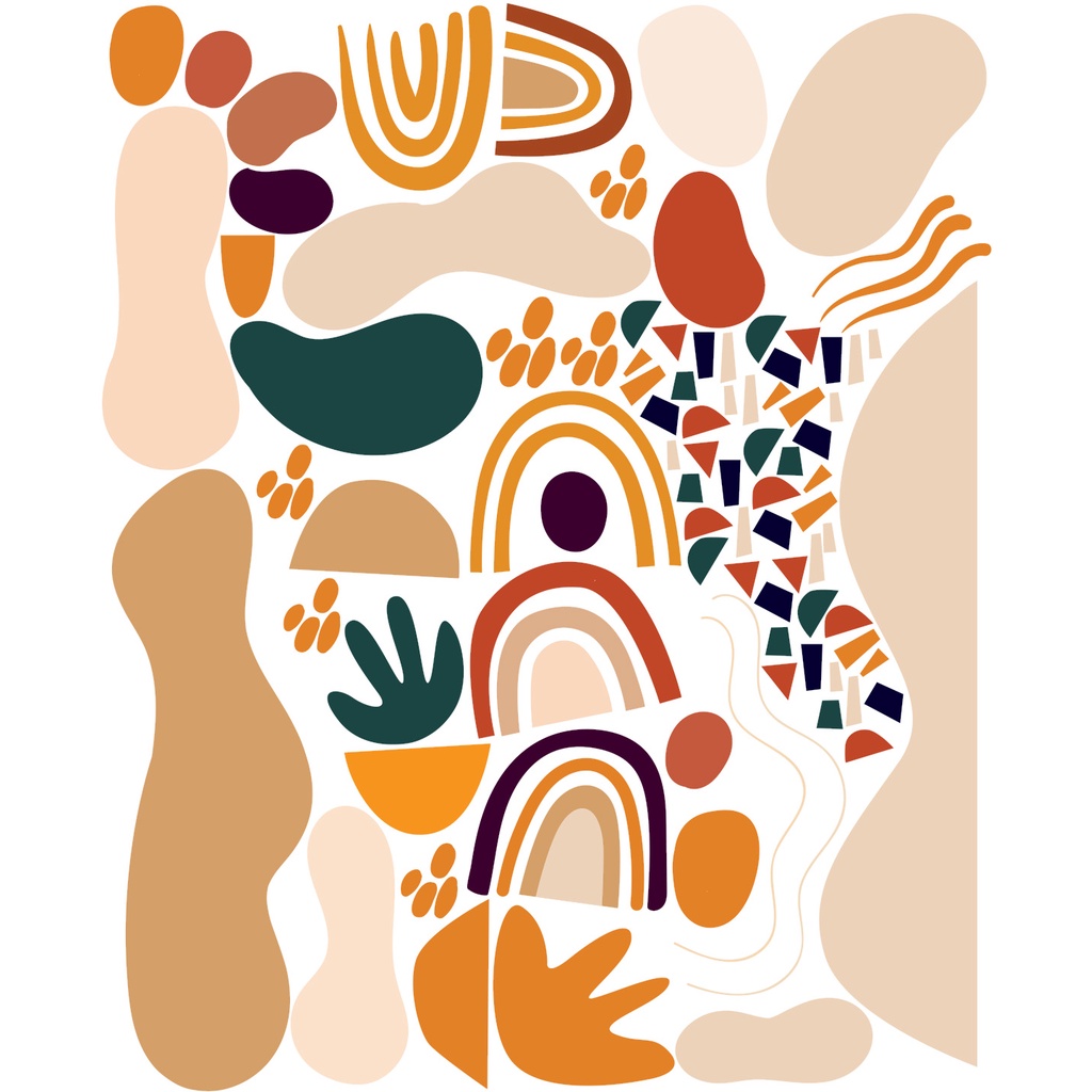 Abstract Pop Pattern Decal