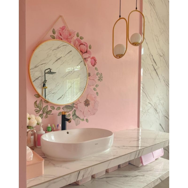Rose Floral Decal