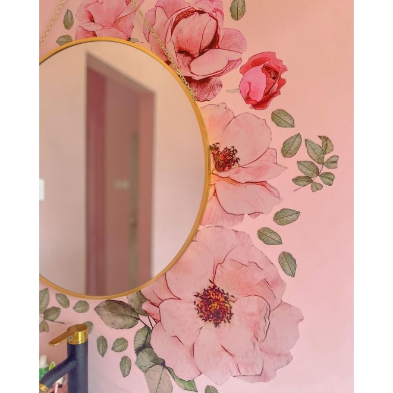 Rose Floral Decal