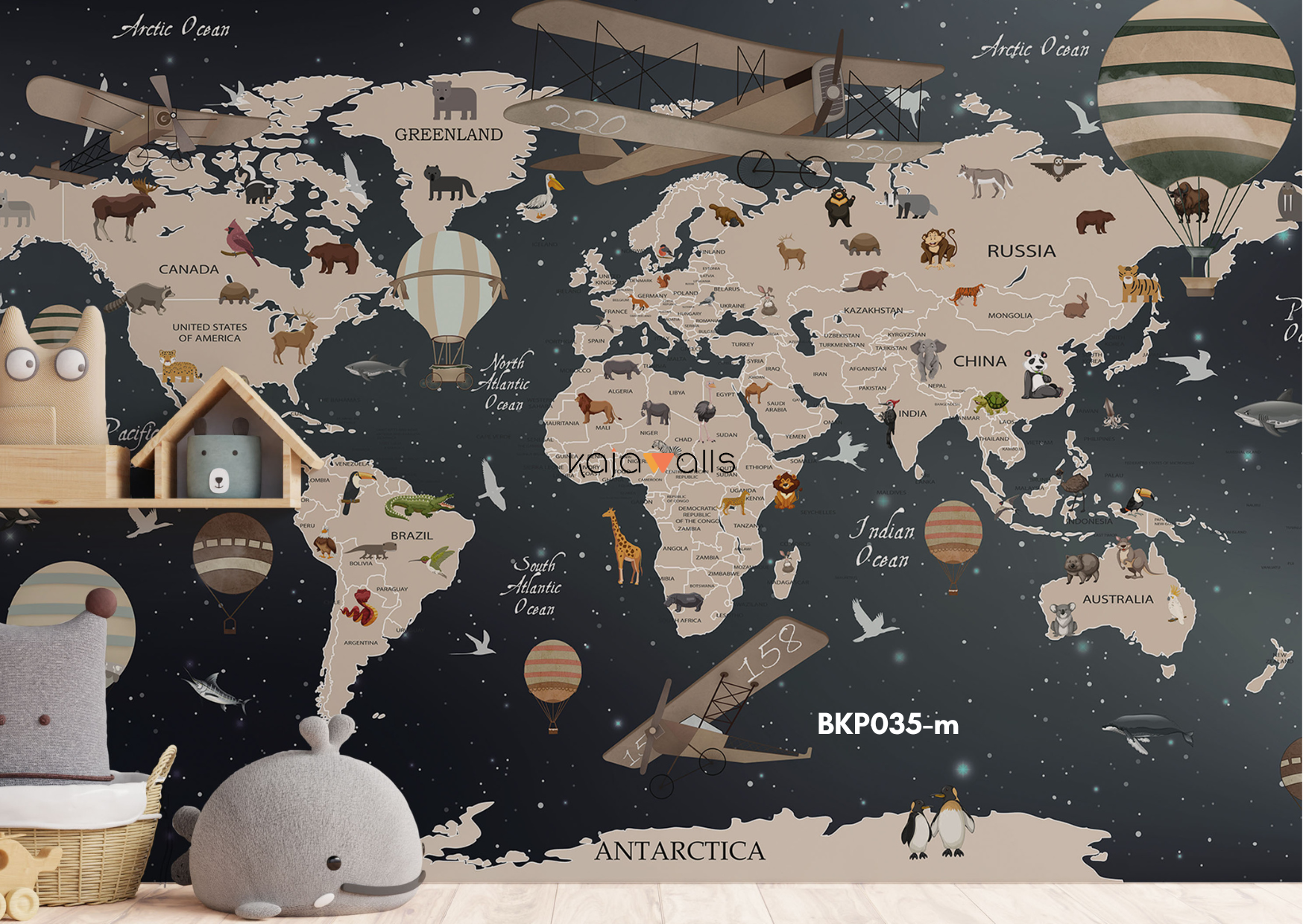 MAPS Kids Wallpaper Mural (part 1)