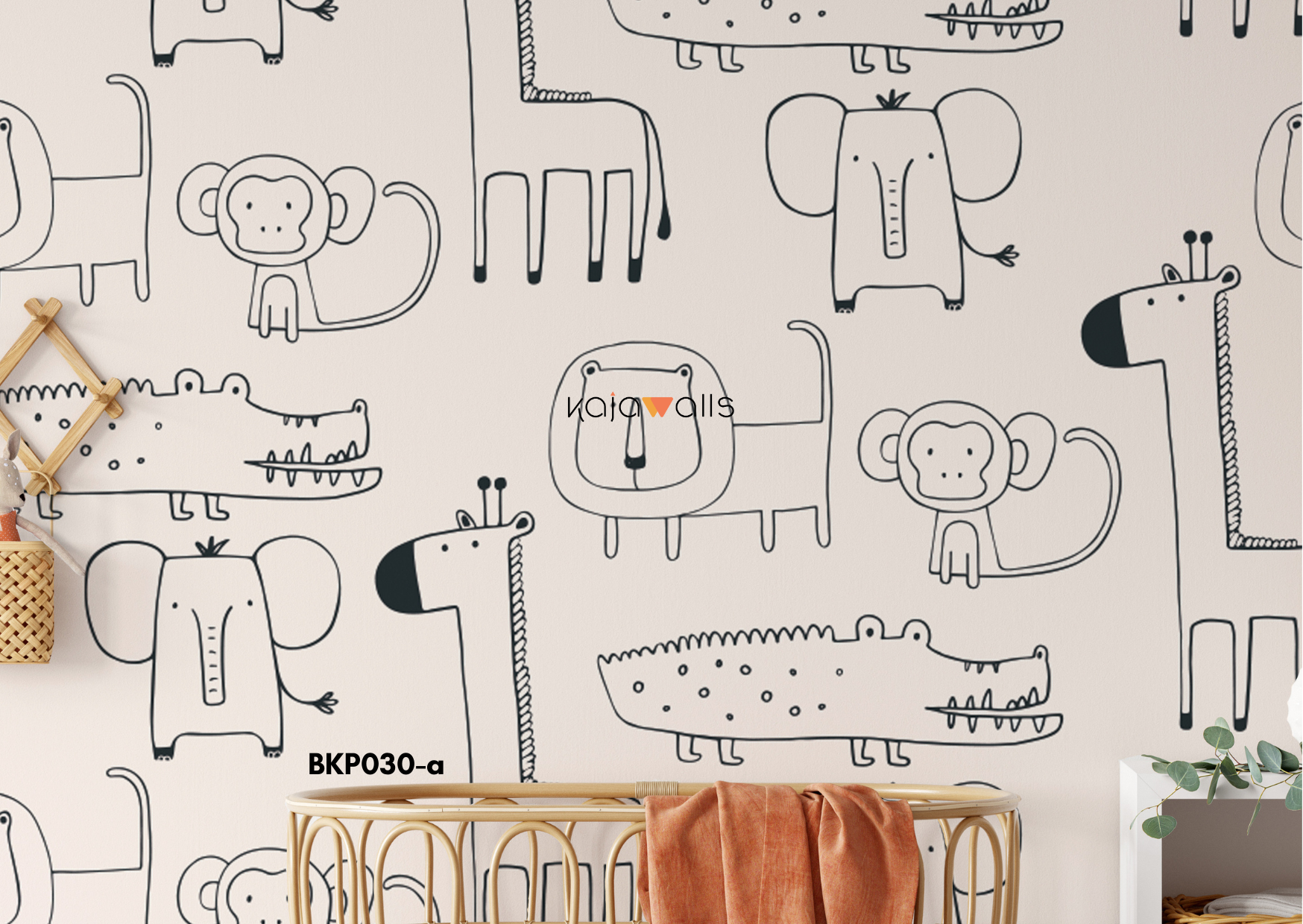 ANIMALS Kids Wallpaper Mural (part 1)