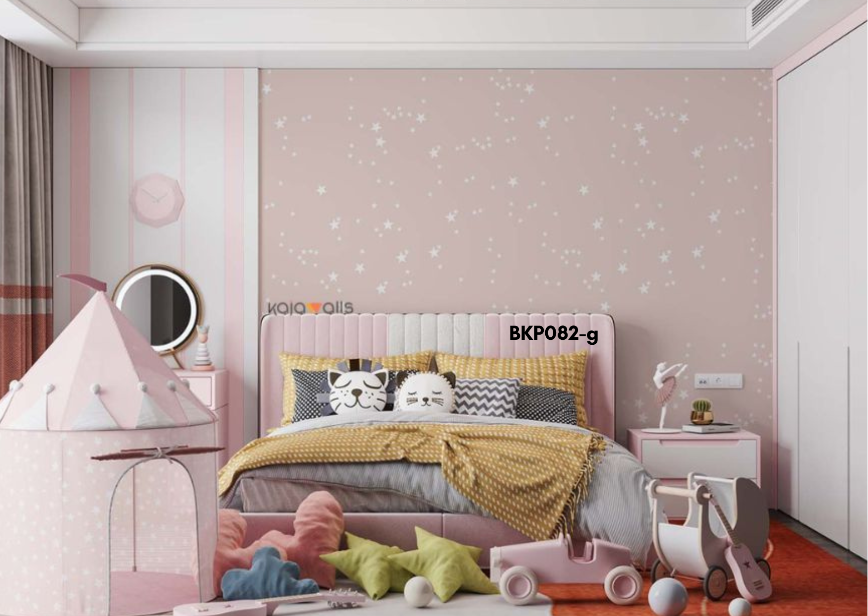 GIRLS THEME Kids Wallpaper Mural (part 1)