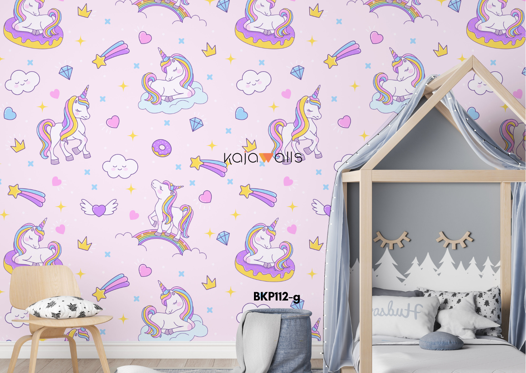 GIRLS THEME Kids Wallpaper Mural (part 1)