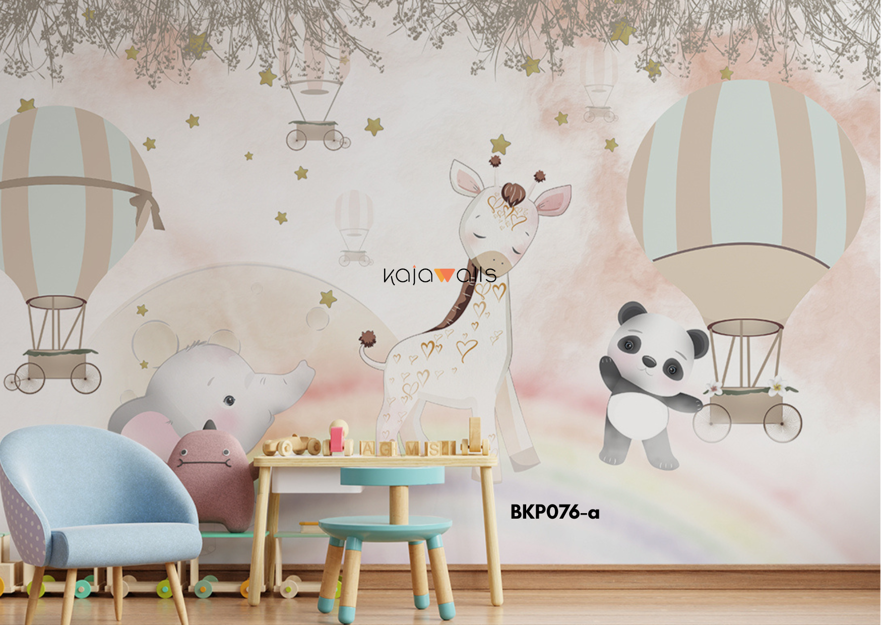 ANIMALS Kids Wallpaper Mural (part 1)