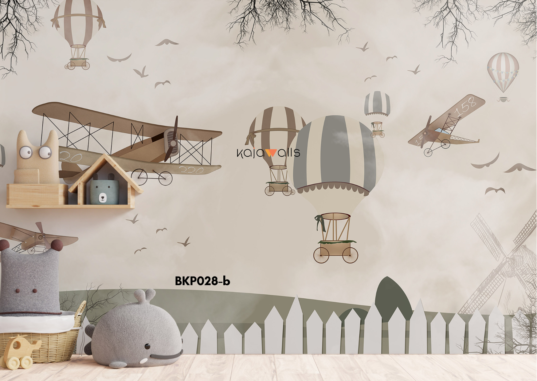BOYS THEME Kids Wallpaper Mural (part 1)