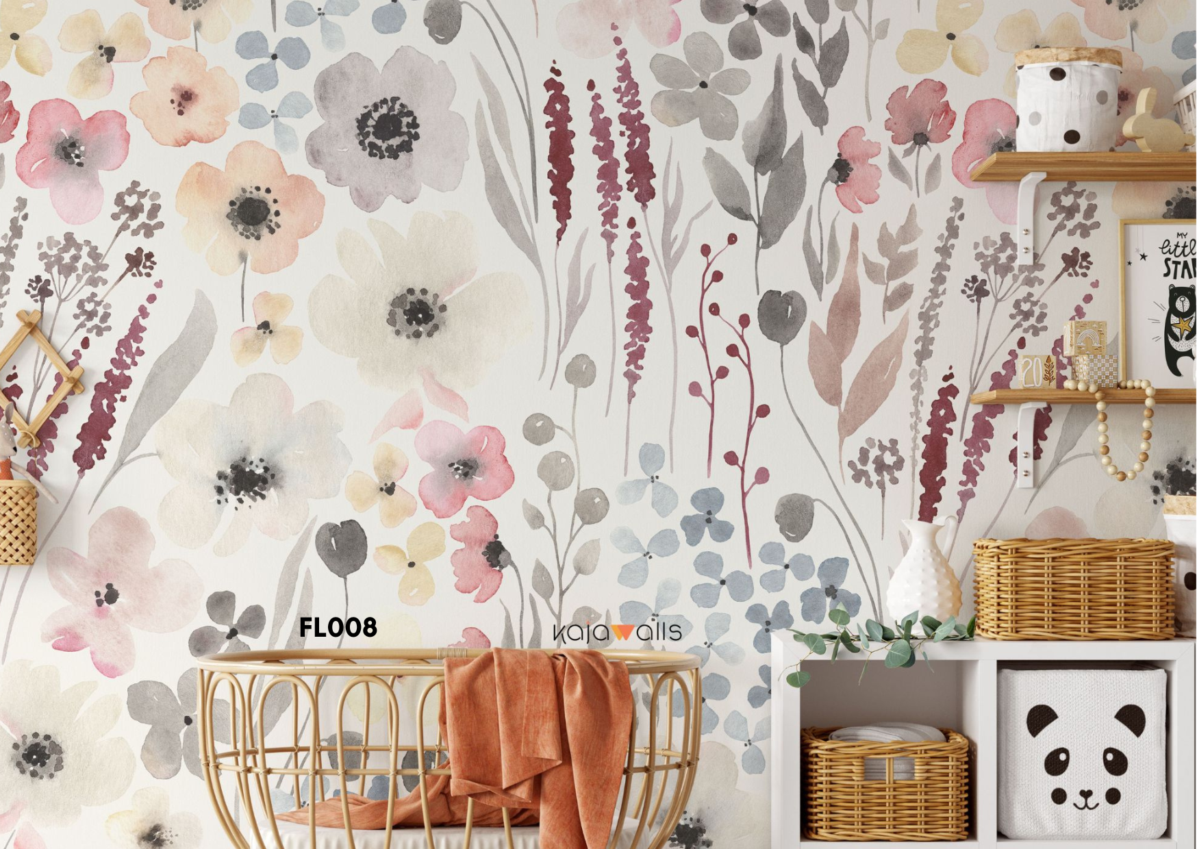 FLORAL Wallpaper Mural (part 1)