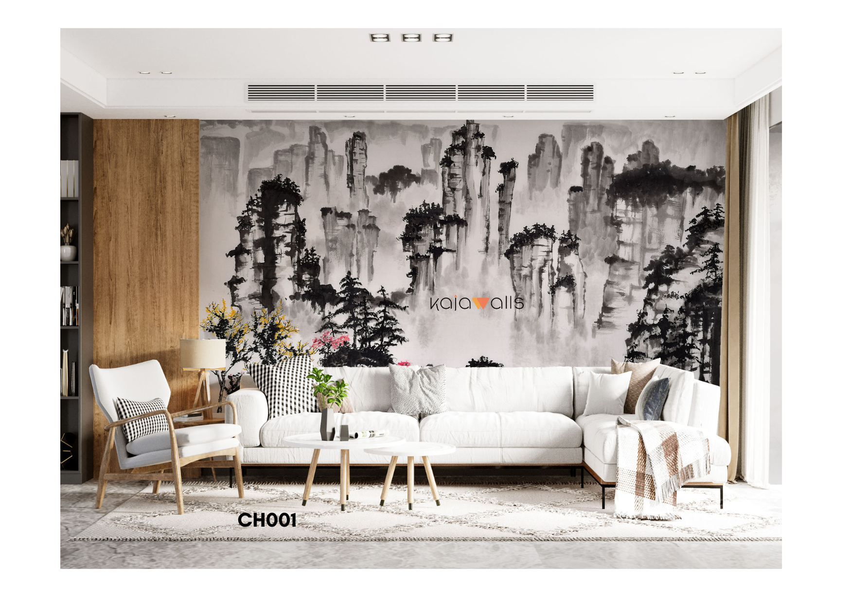 CHINOISERIE Wallpaper Mural (part 1)