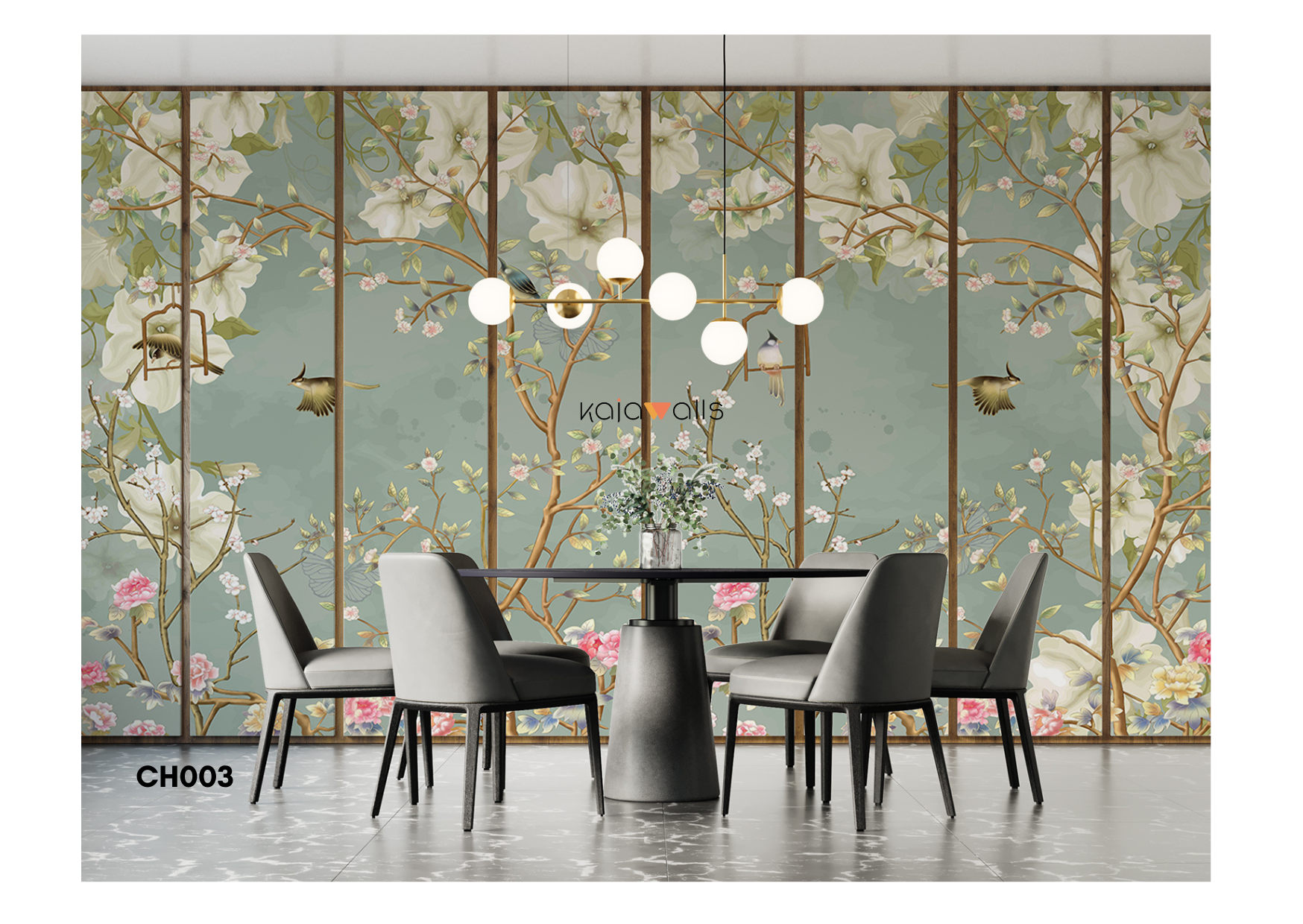 CHINOISERIE Wallpaper Mural (part 1)