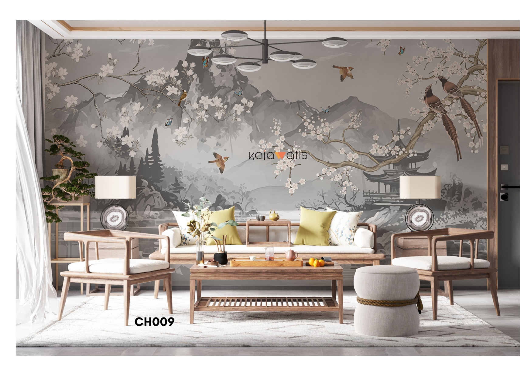 CHINOISERIE Wallpaper Mural (part 1)