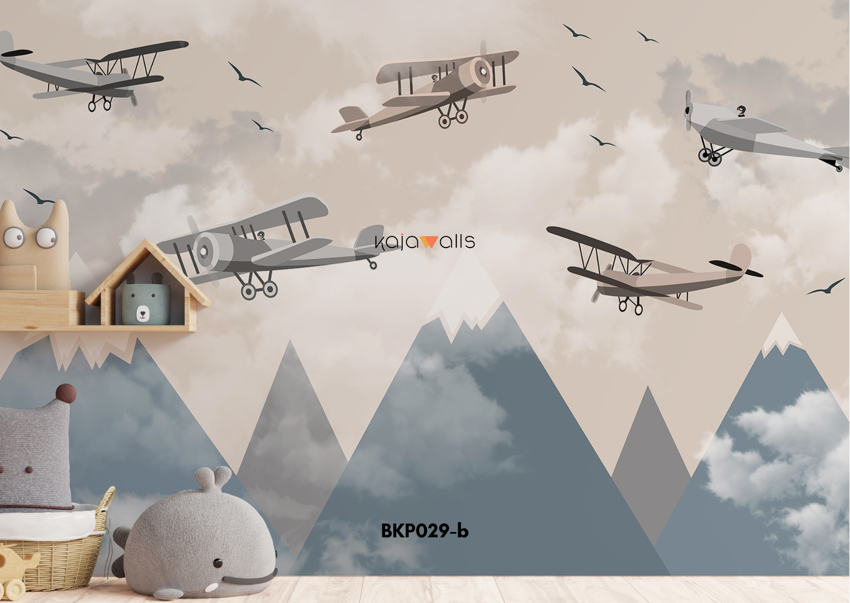 BOYS THEME Kids Wallpaper Mural (part 1)
