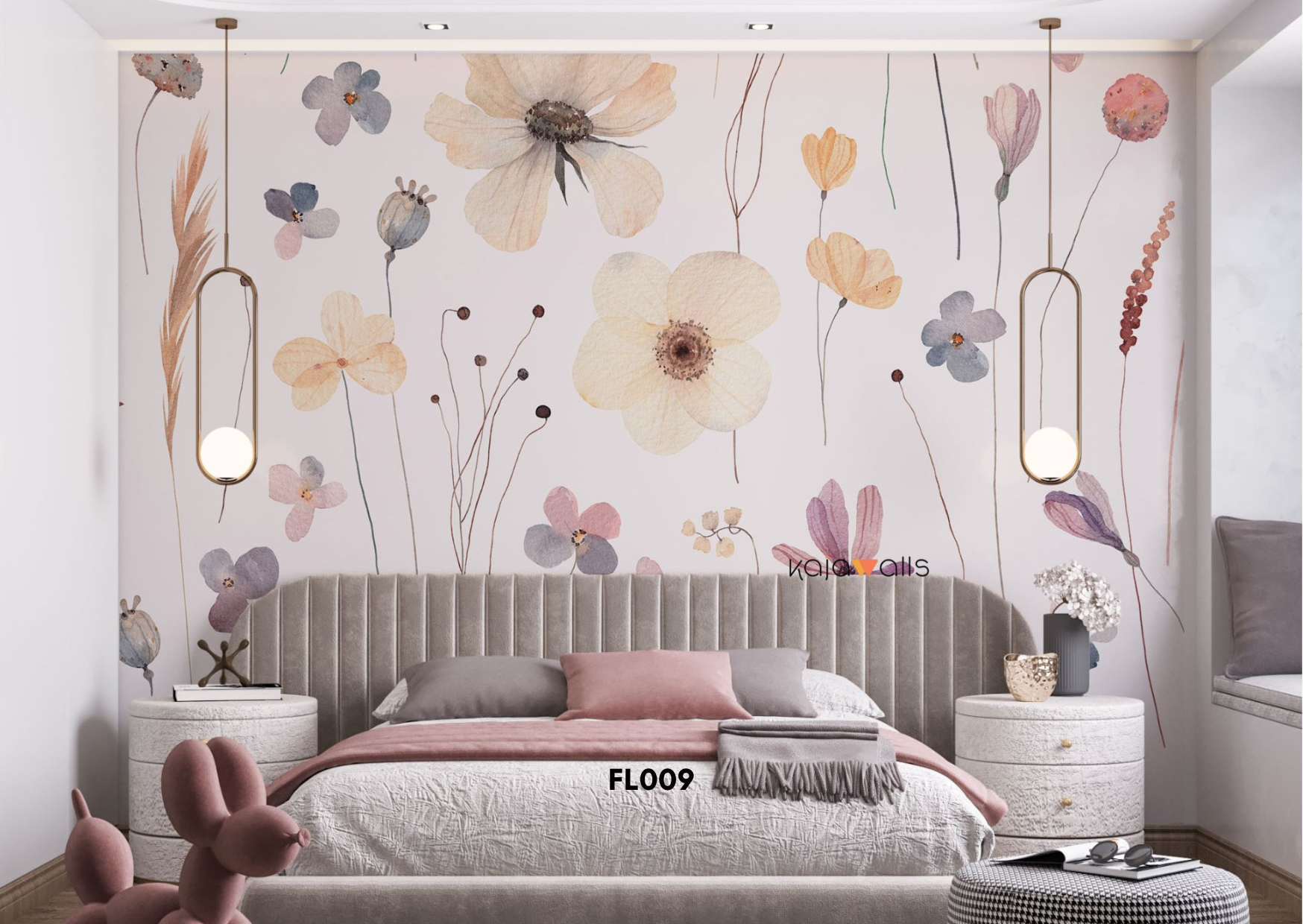 FLORAL Wallpaper Mural (part 1)