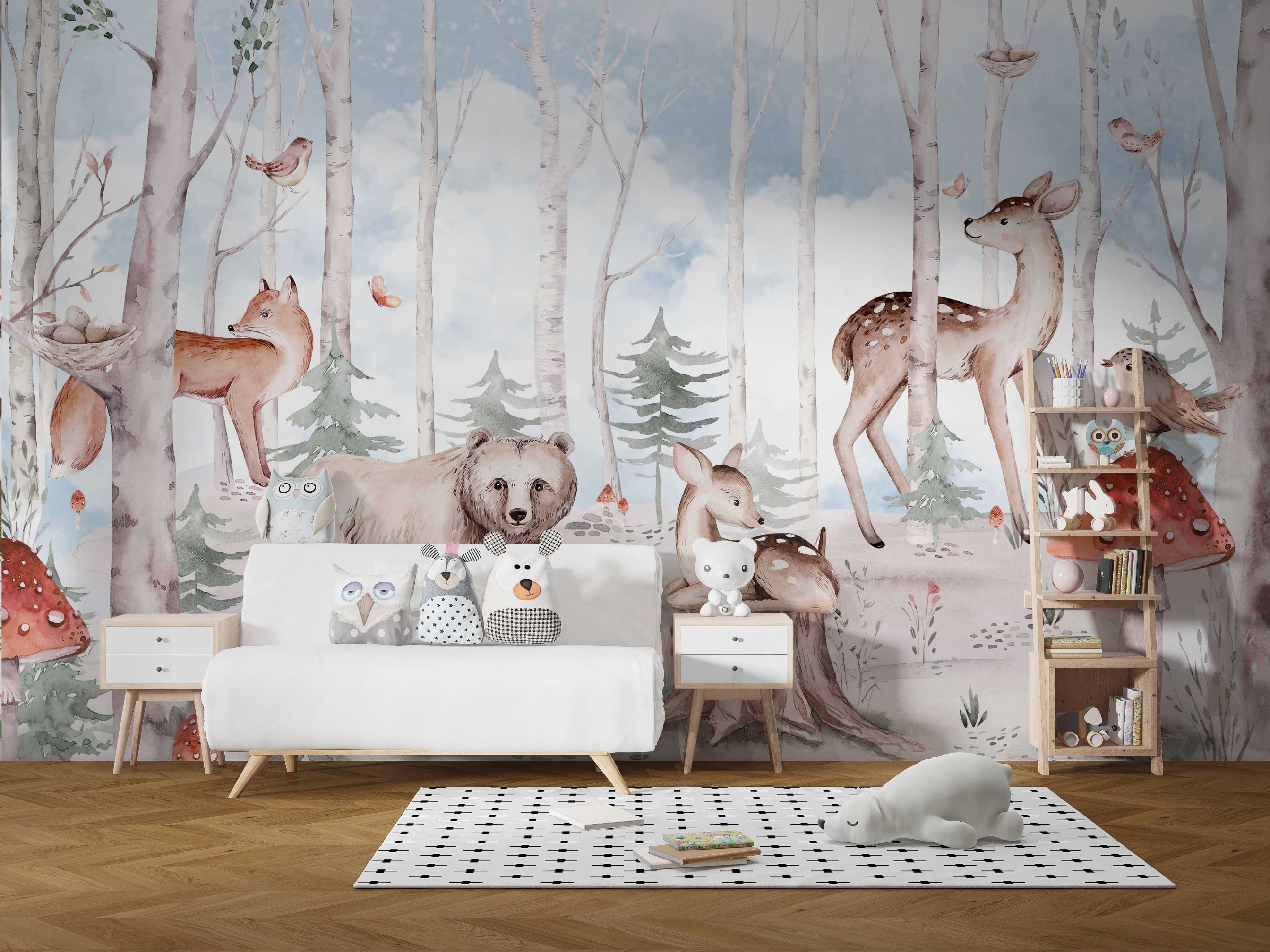 Tender Timber Wallpaper Mural