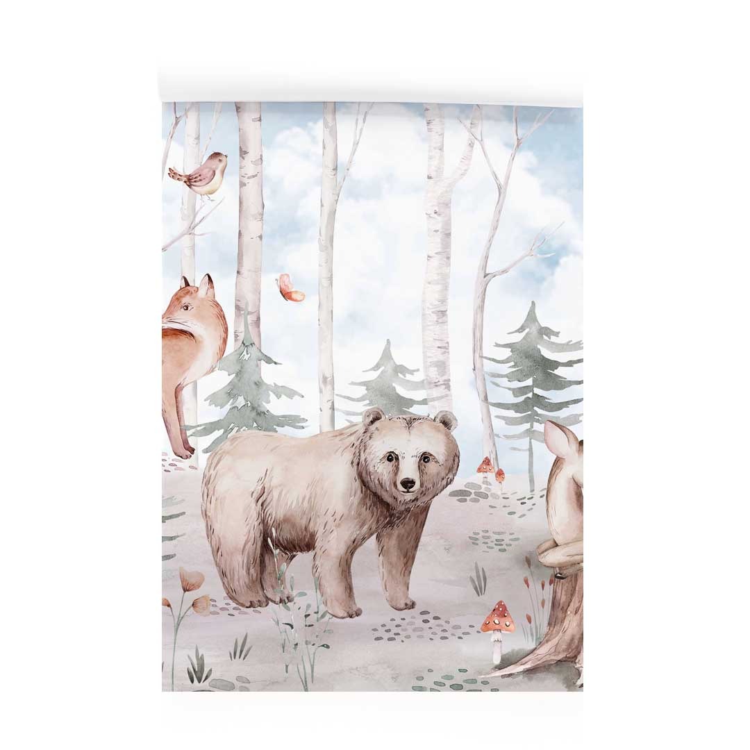 Tender Timber Wallpaper Mural