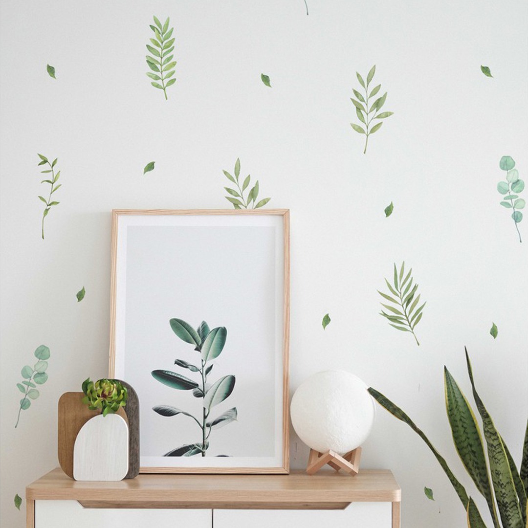Scandinavian Leaves Decal