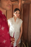 Riskavebrie - Kebaya & Blouse Legowo Raga (Putih)