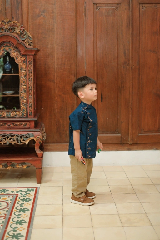 Image of Riskavebrie - Legowo Koko Anak (Lengan Pendek)