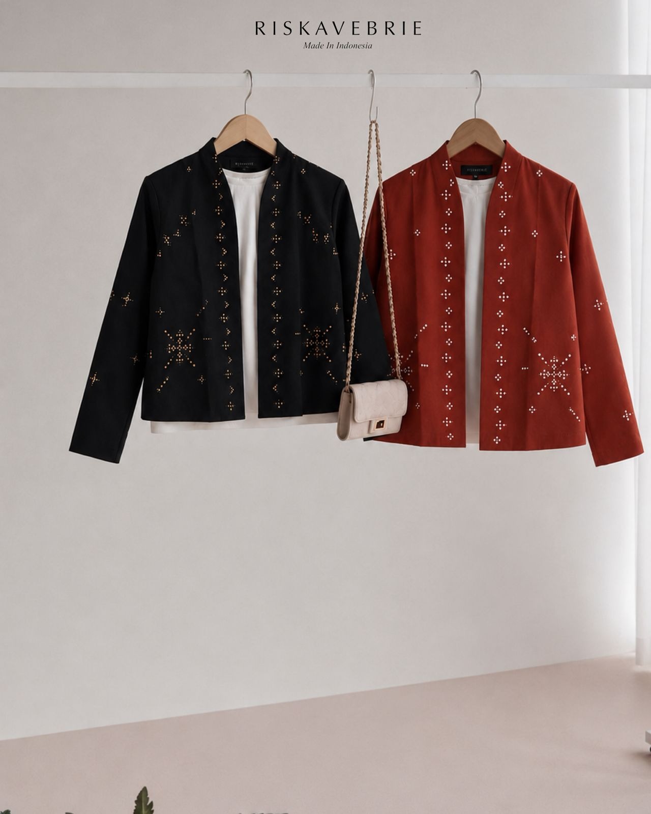 Riskavebrie - Blazer Wanita Premium | Outer Formal Casual Elegan Legowo Series