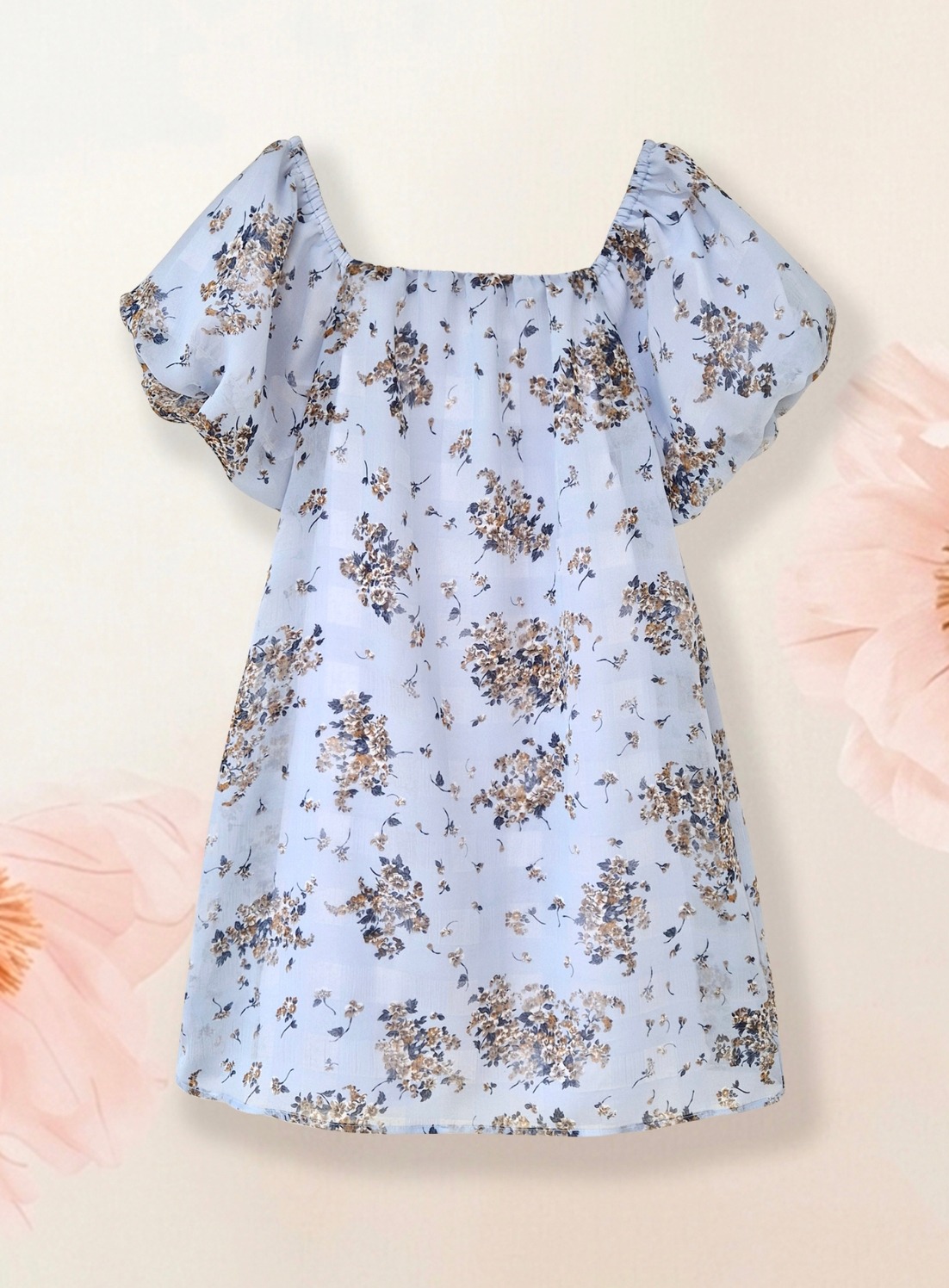 BlueBell Puff Dress