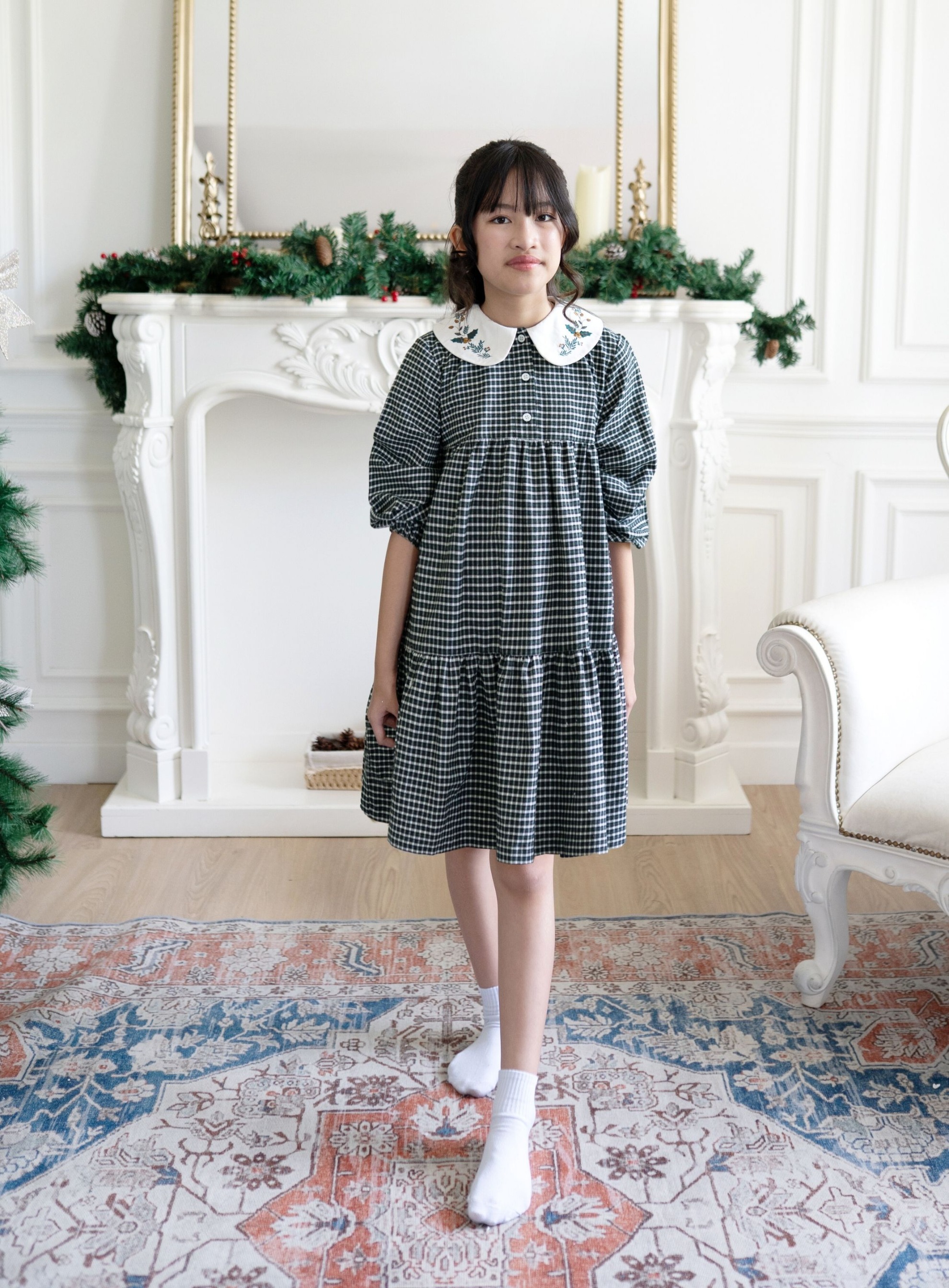 Miselle Collar dress & Mitchell Shirt
