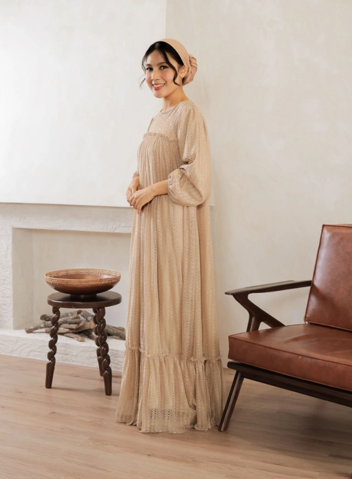 Image of Sayyida Lace Dress & Saleem Kurta