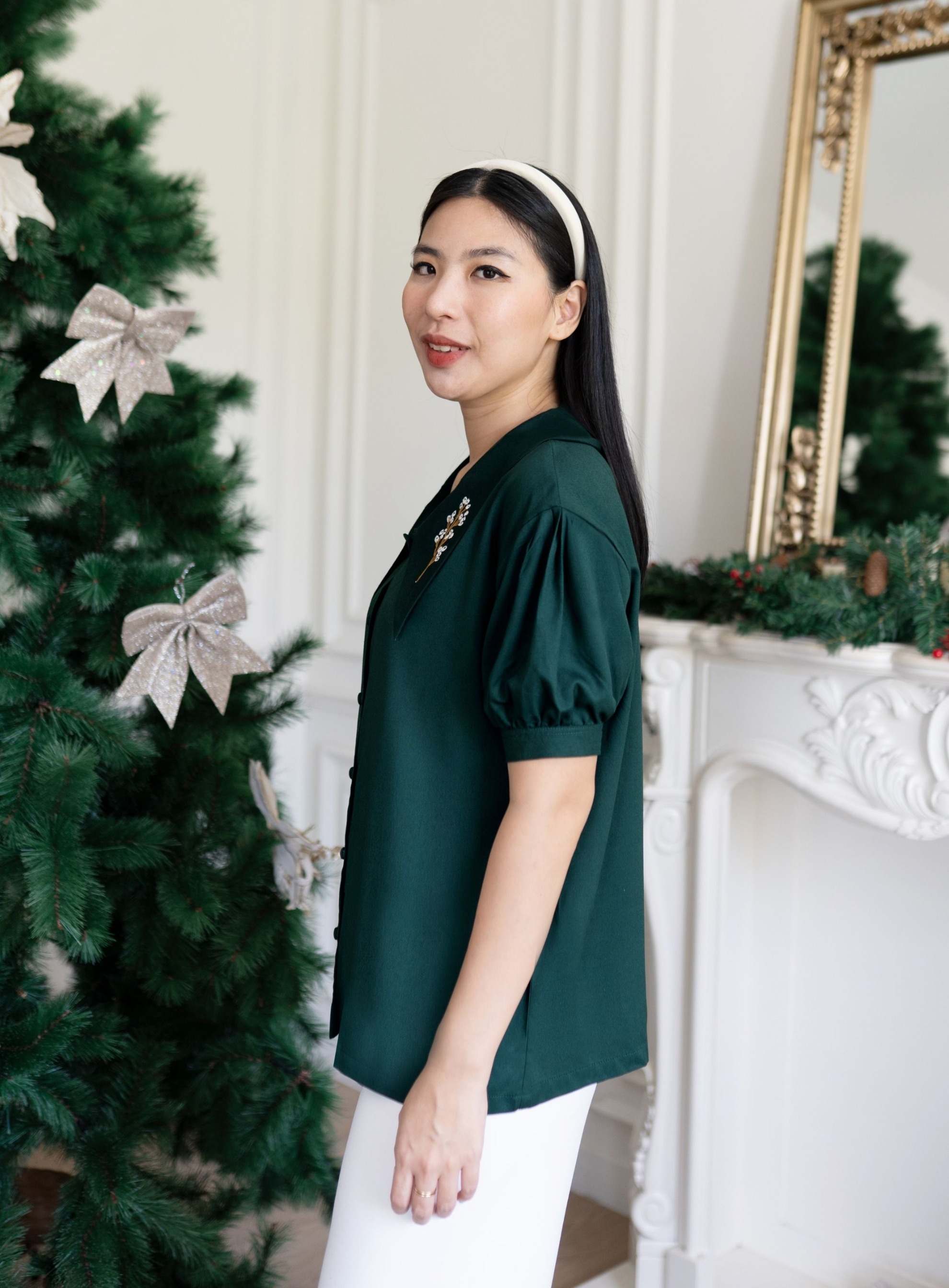 Maddie Top Collar & Mason Shirt