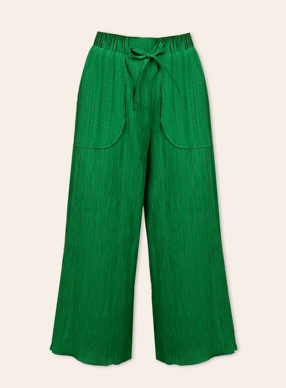 Textured Trousers Pants