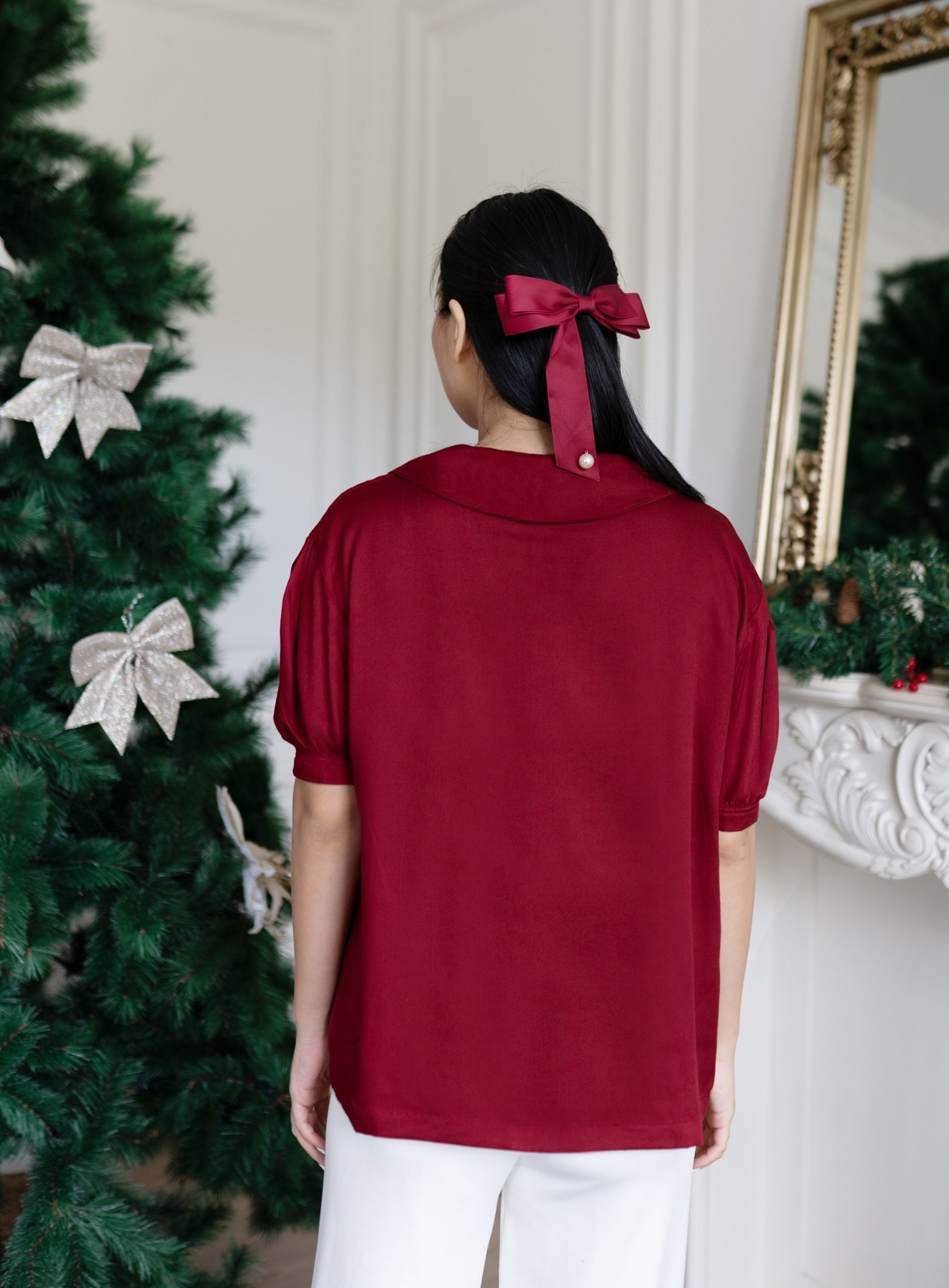 Maddie Top Collar & Mason Shirt