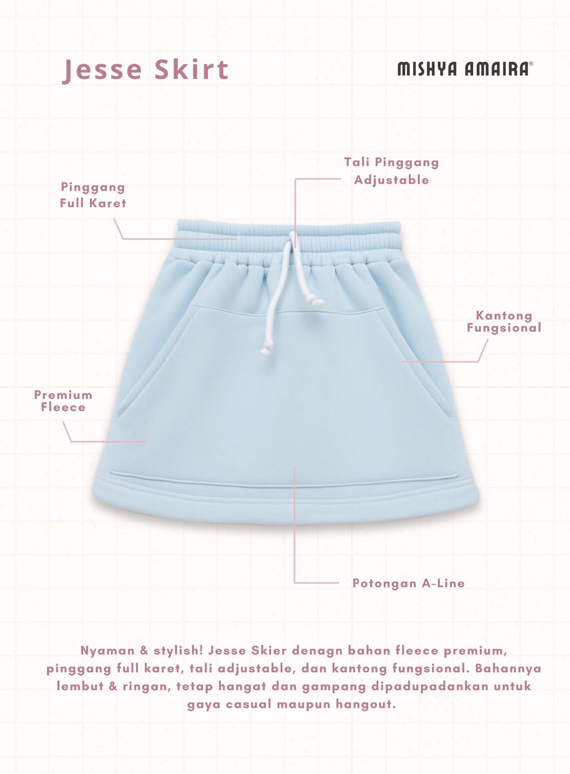 Jesse Fleece Skirt