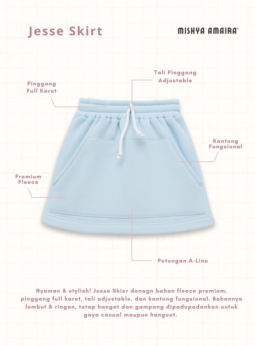 Image of Jesse Fleece Skirt