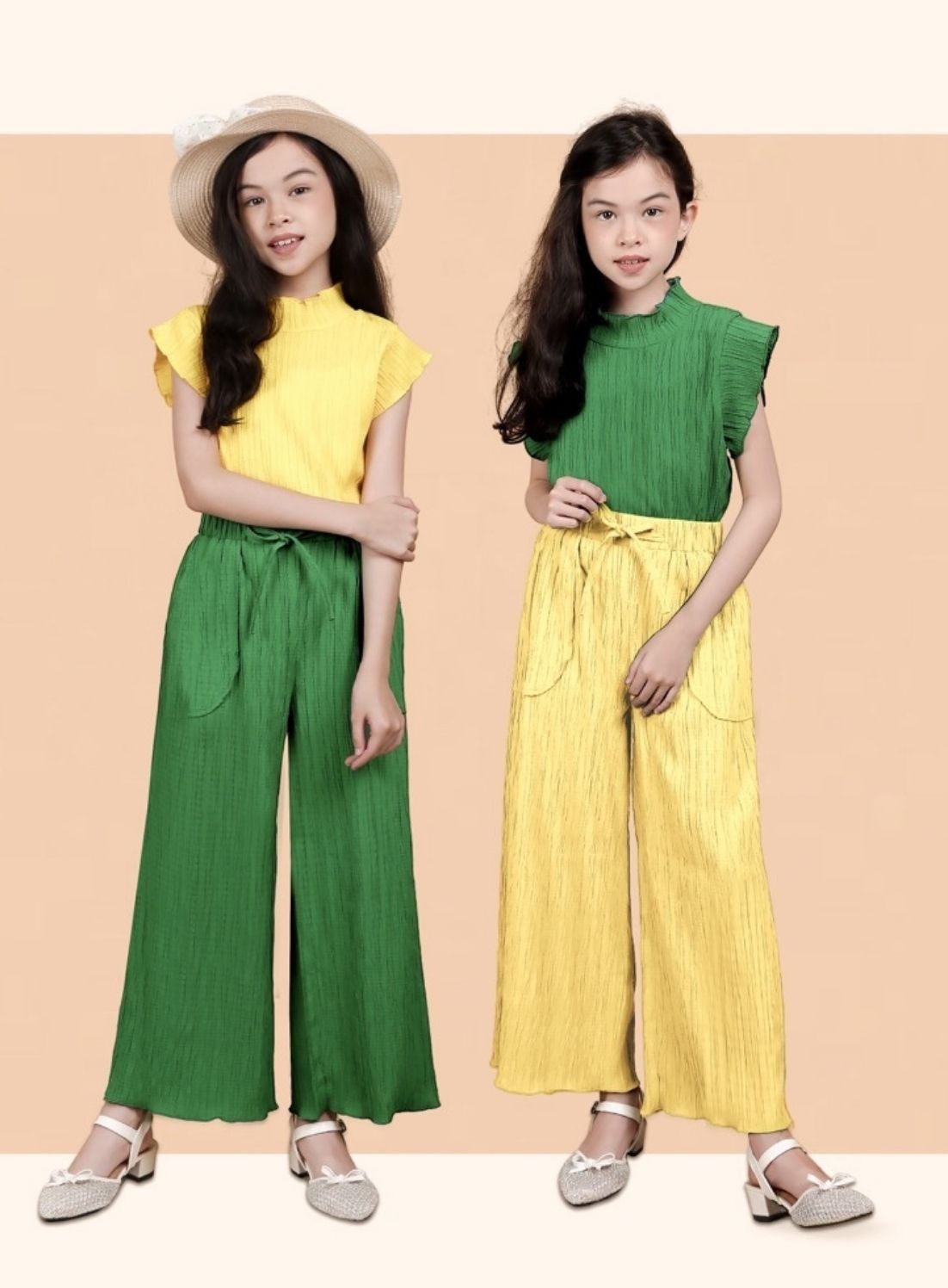 Textured Trousers Pants