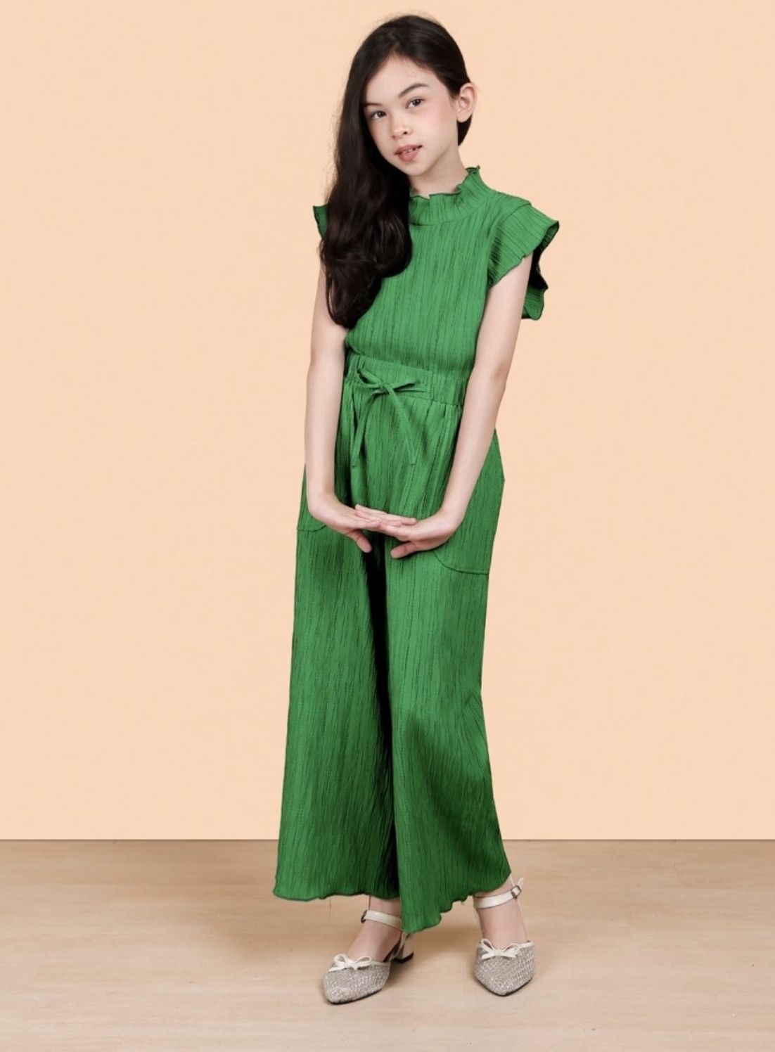 Textured Trousers Pants