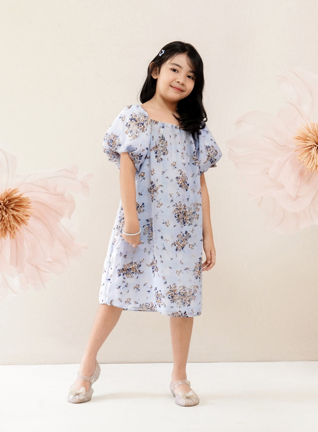 BlueBell Puff Dress
