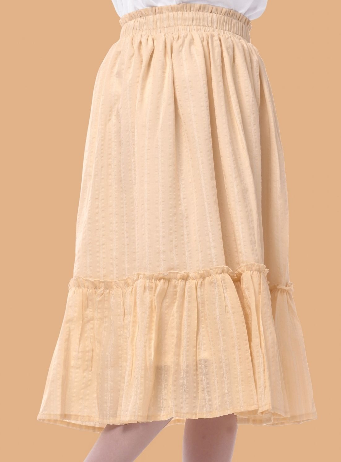 Yellovia midi skirt
