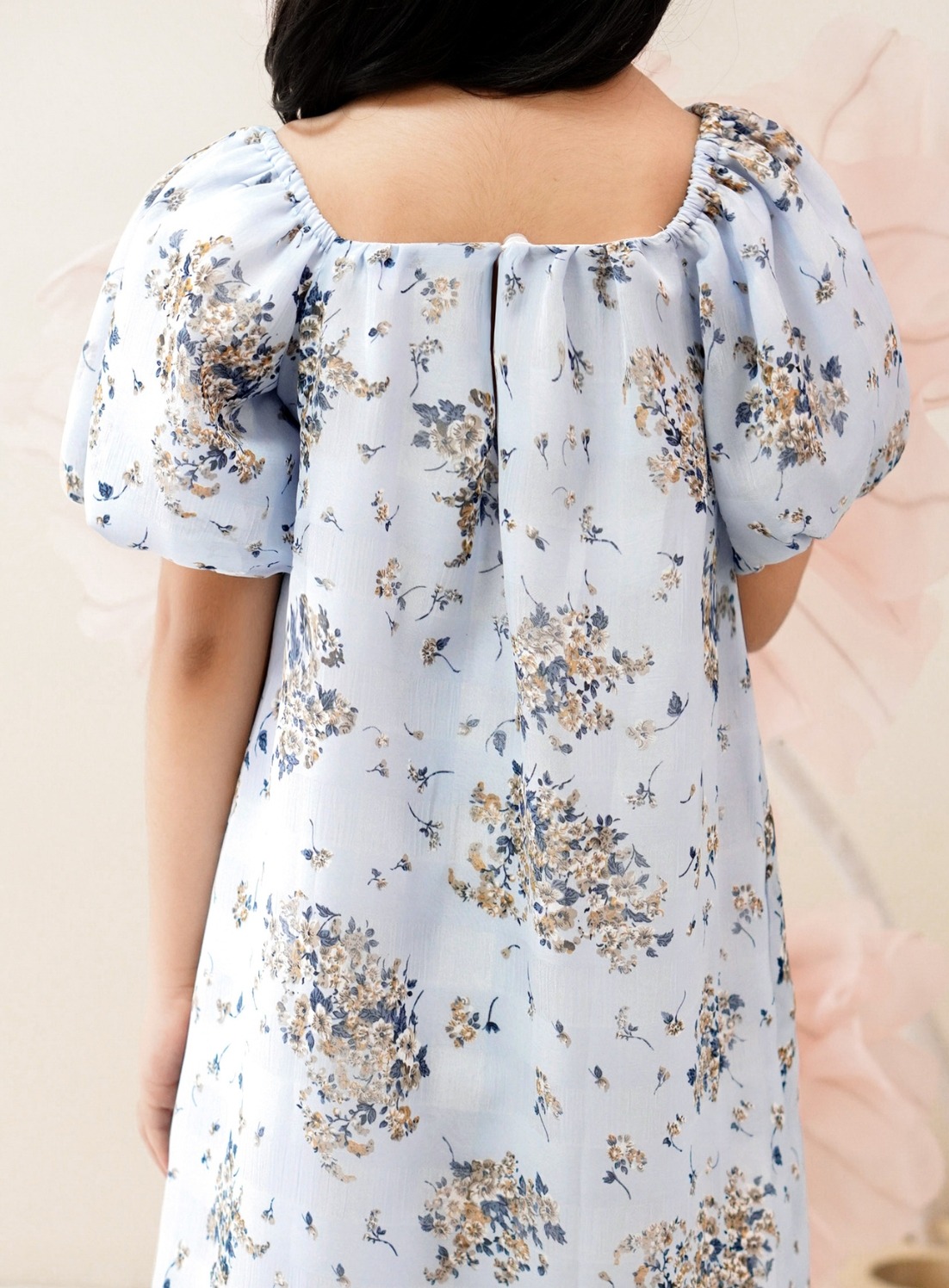 BlueBell Puff Dress