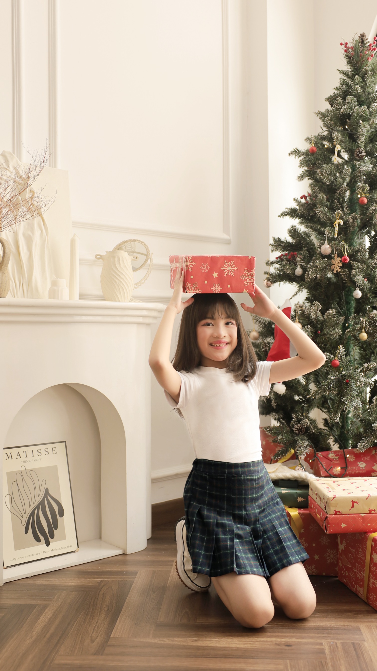 Farra Plaid Skort