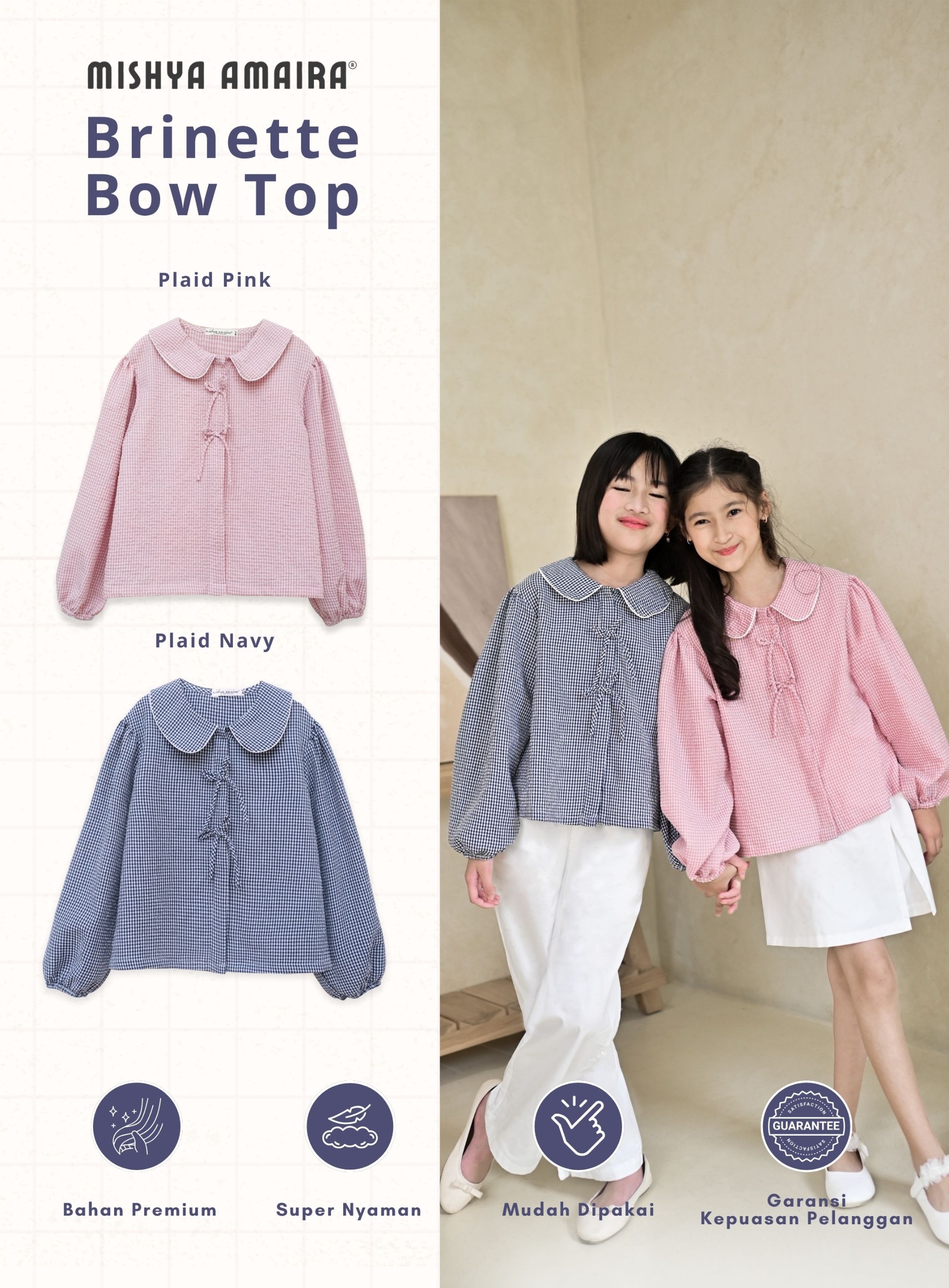 Brinette Bow Top