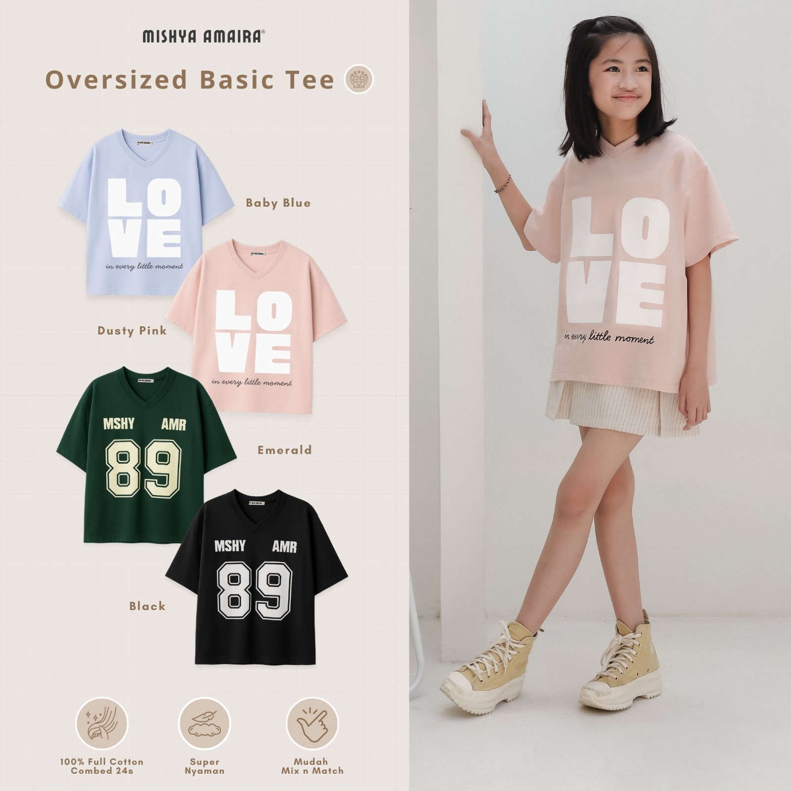 Oversized Printing Tee