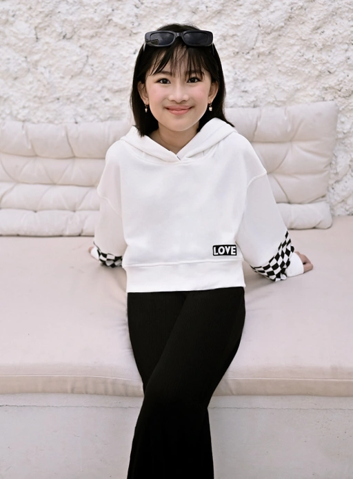 Image of Yuna Crop Top Hoodie