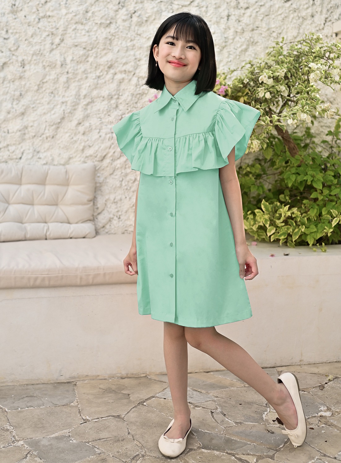 Lunetta Ruffle Dress