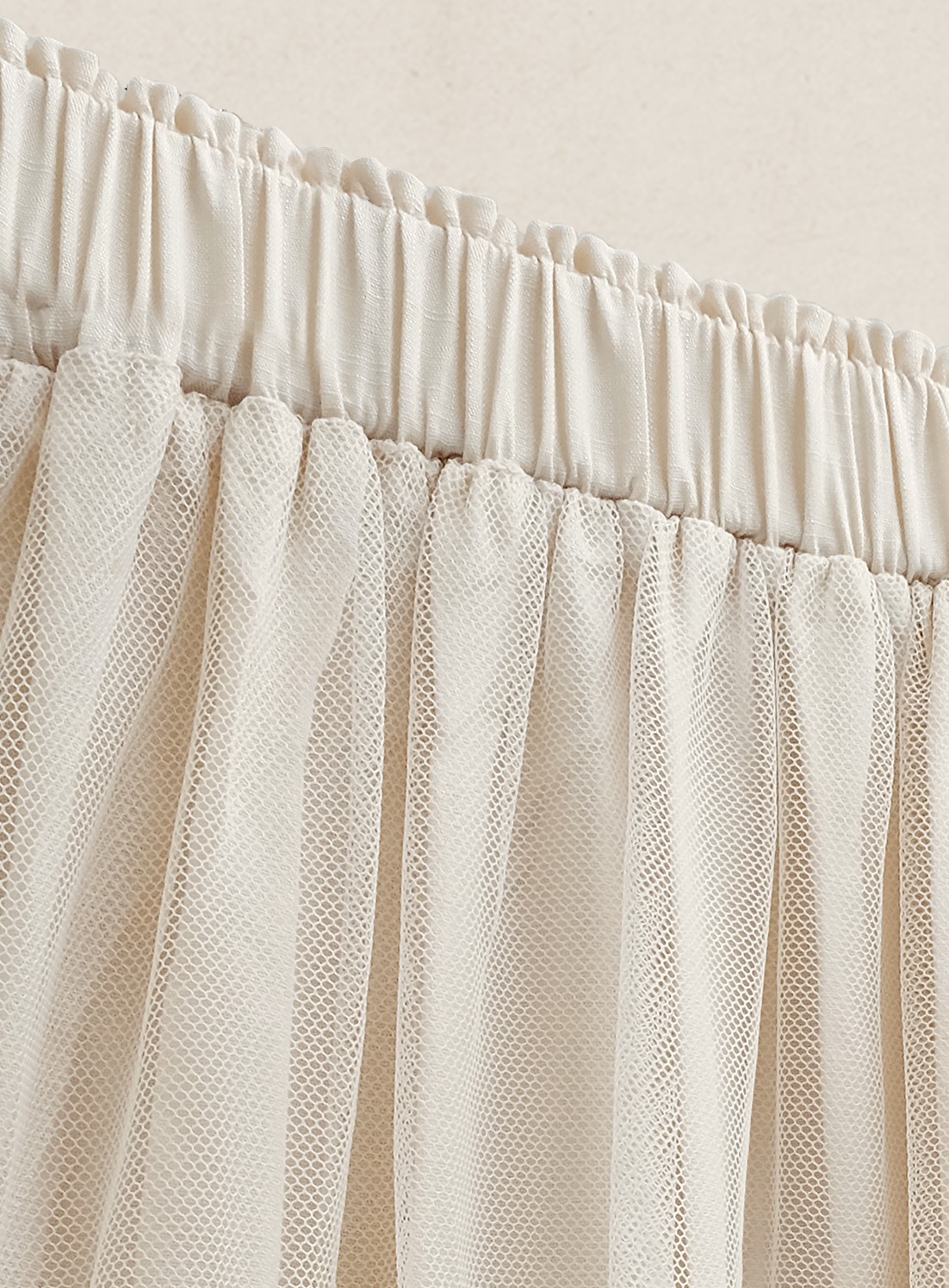 Classia Embroidery Tulle Skirt 