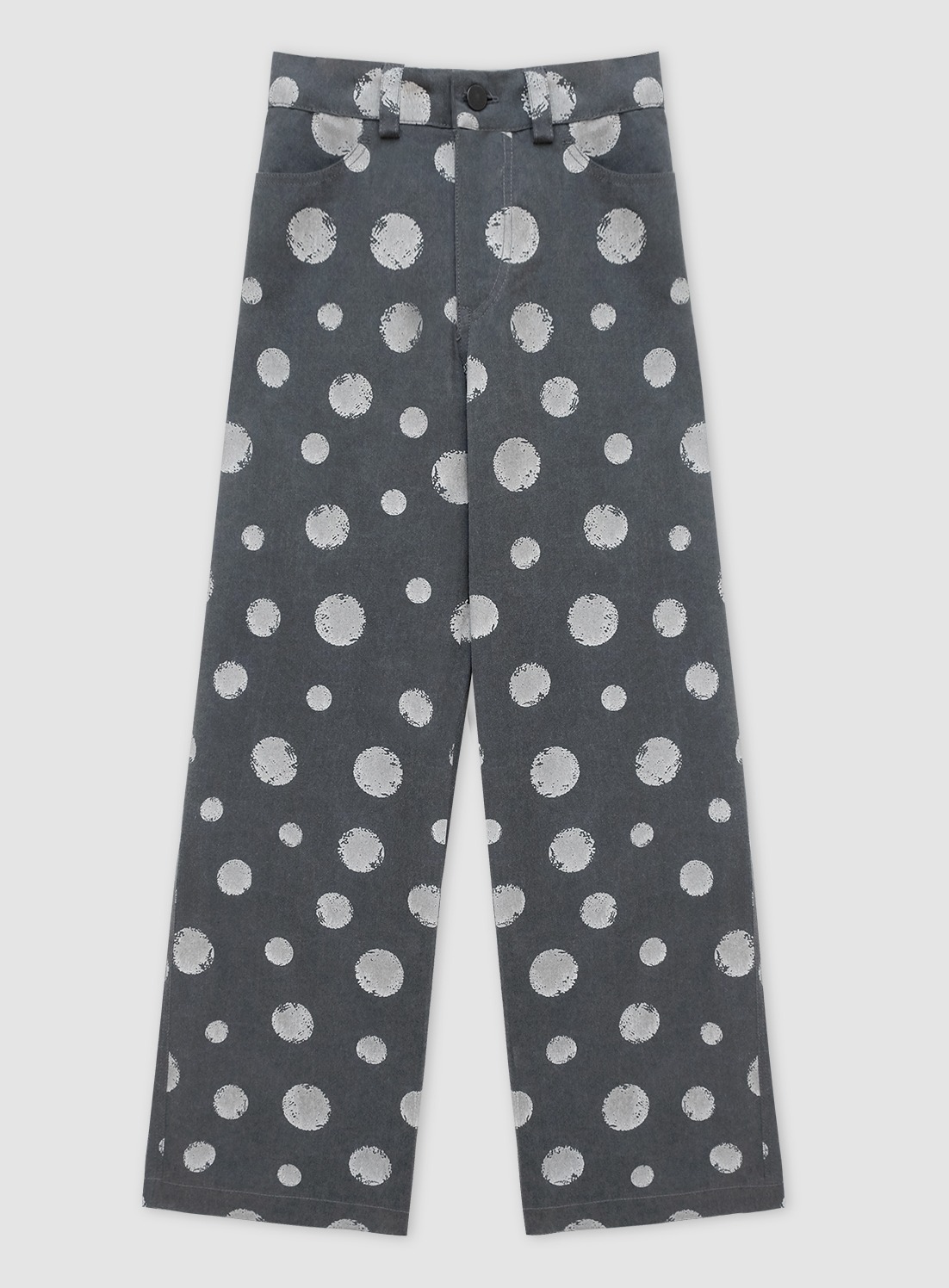 Polka Straight Denim