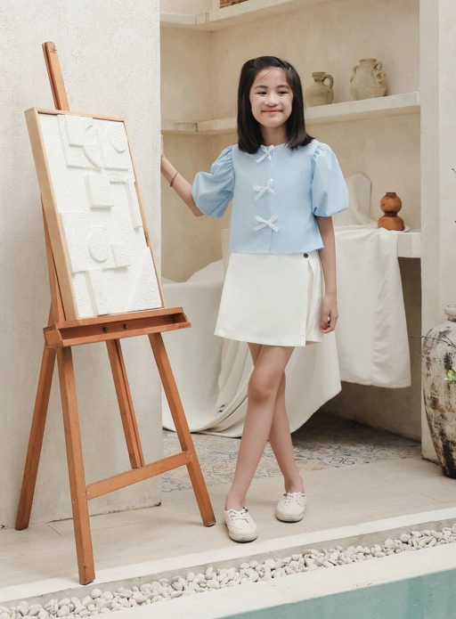 Image of Clarice Bow Top