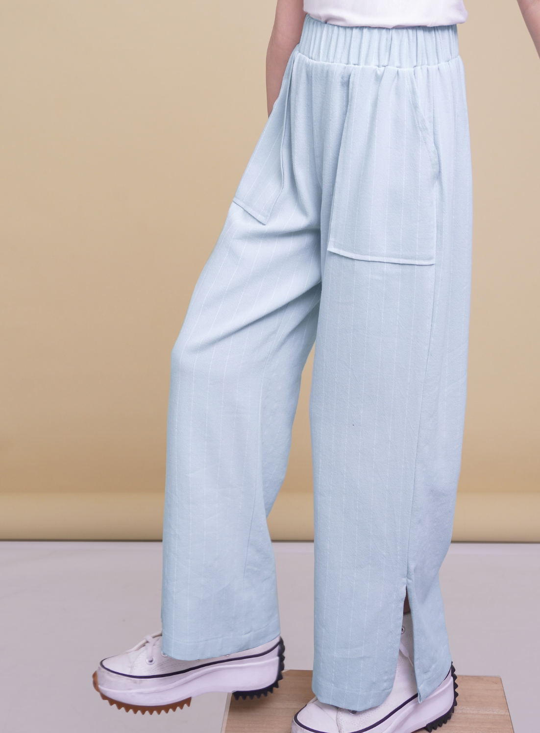 Edith Stripe Cotton Pants