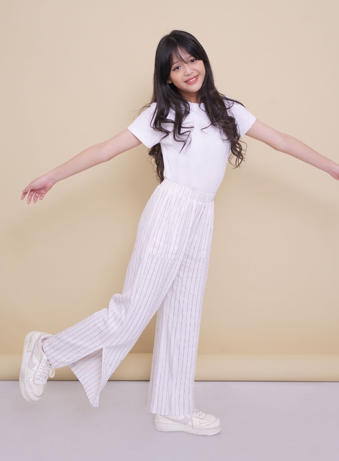 Edith Stripe Cotton Pants