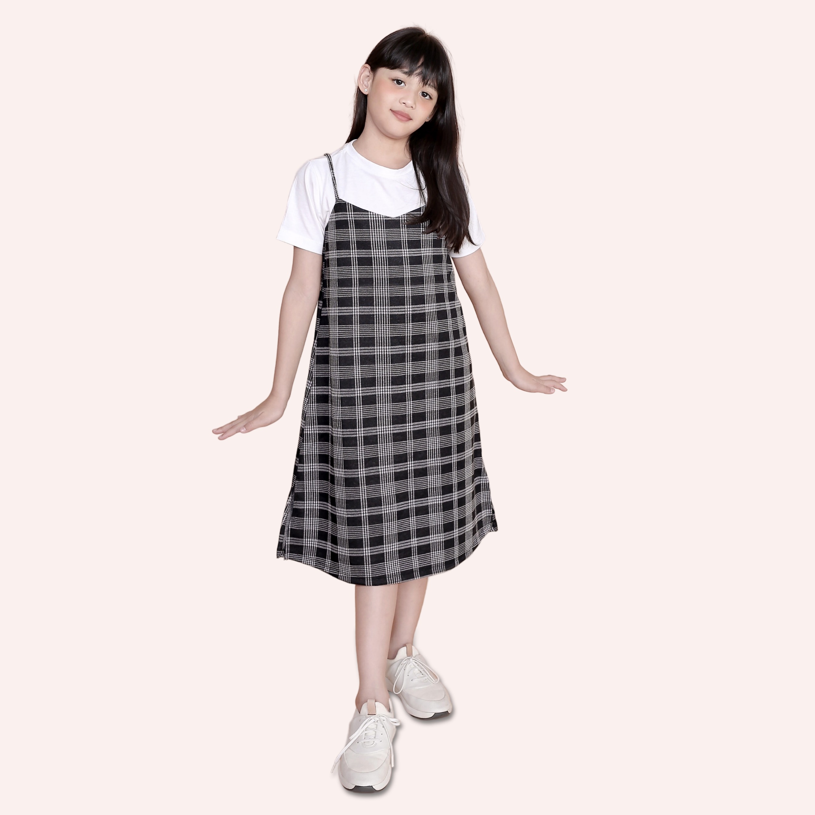 Tank Midi Plaid Dress