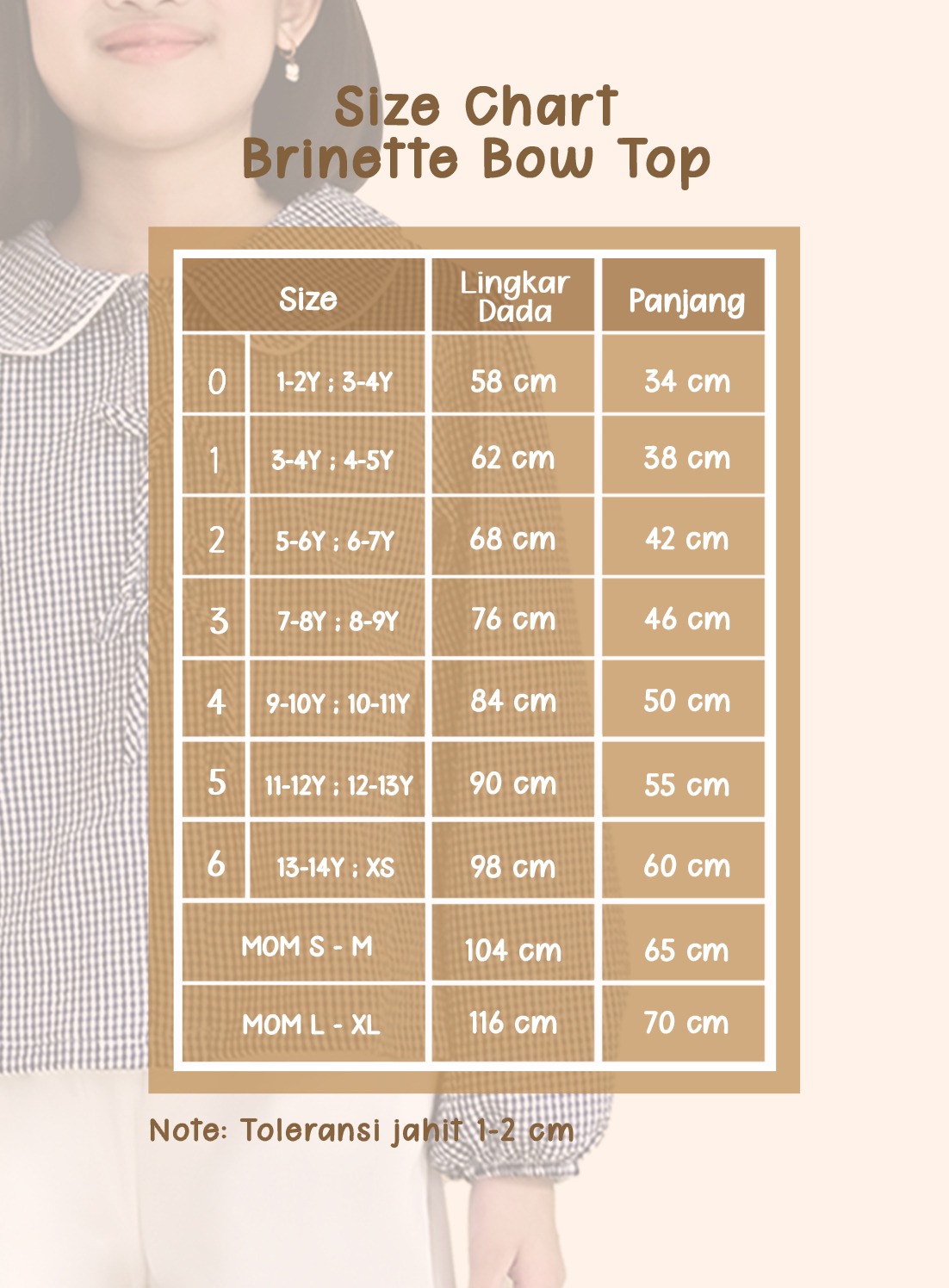 Brinette Bow Top