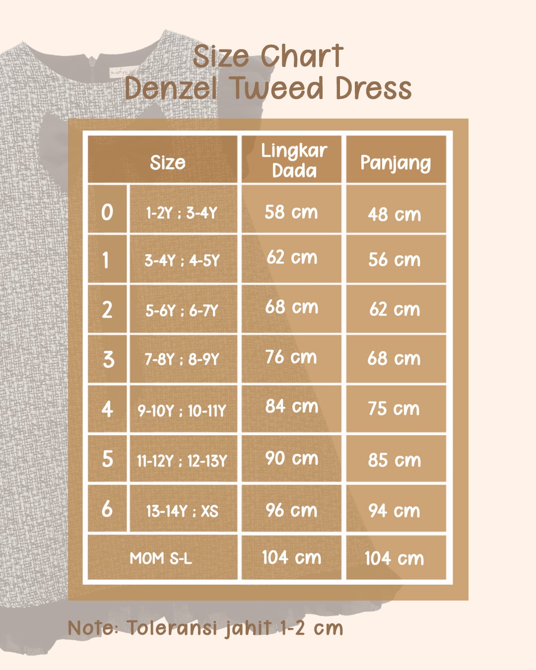 Denzel Tweed Dress