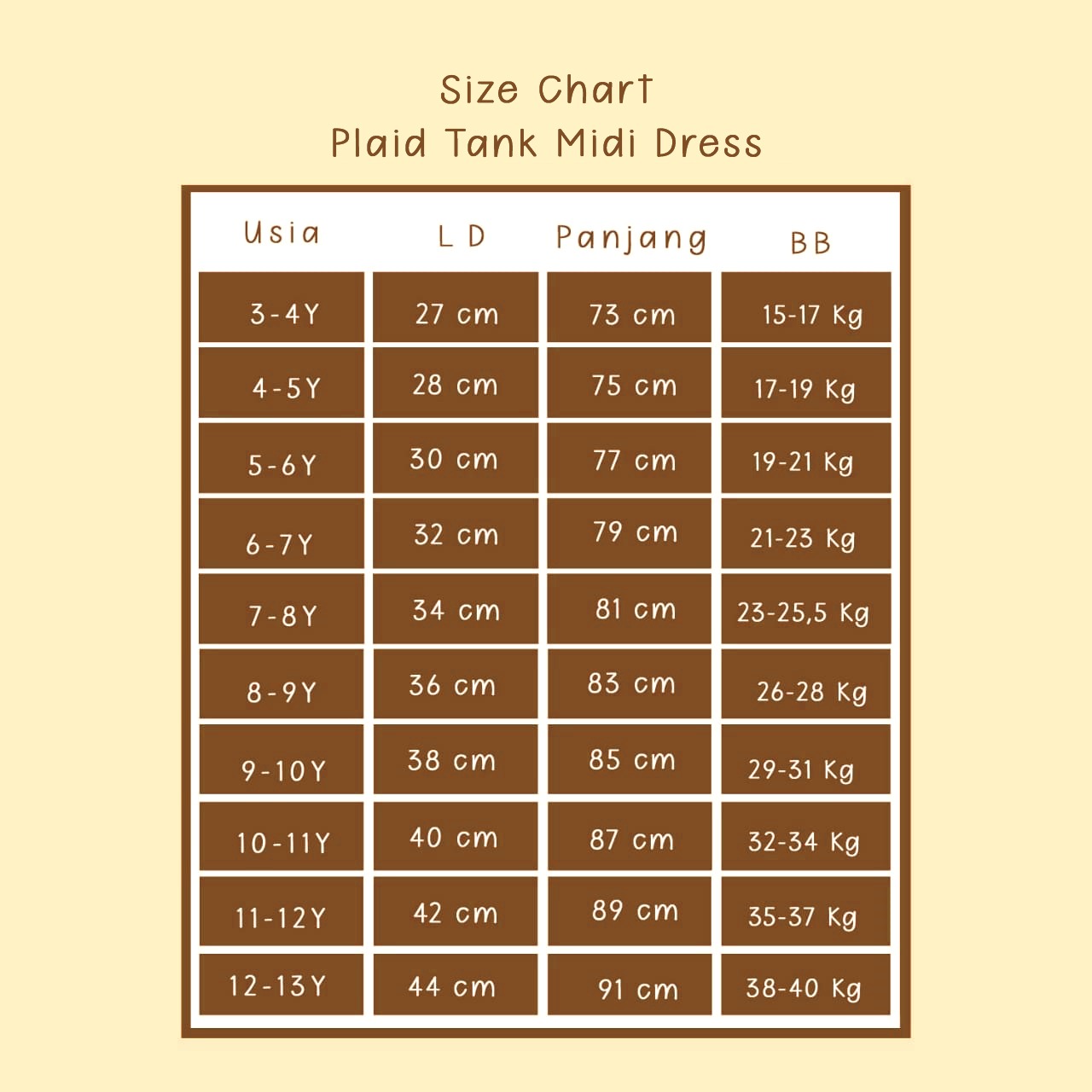 Tank Midi Plaid Dress