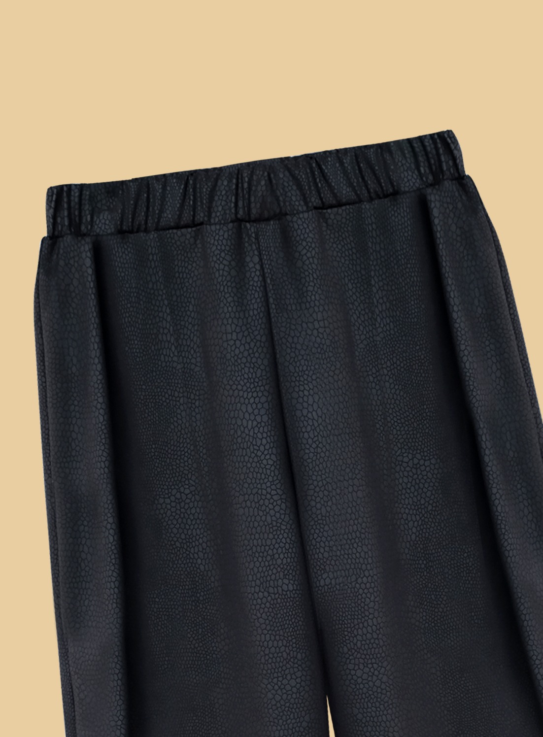 Snakeskin Faux Leather Pants