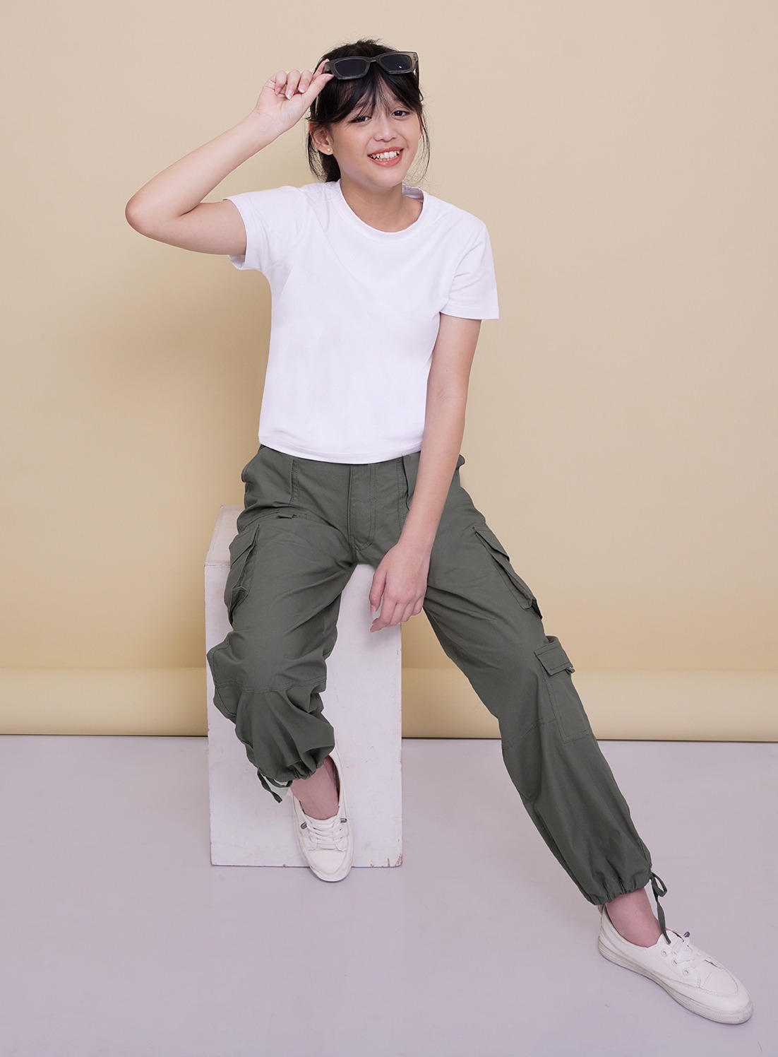 Marlo Cargo Twill Pants